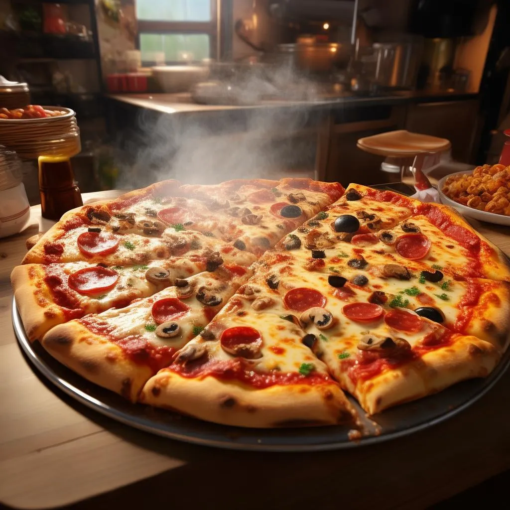 全球风味，一网打尽：披萨与汉堡的完美融合艺术