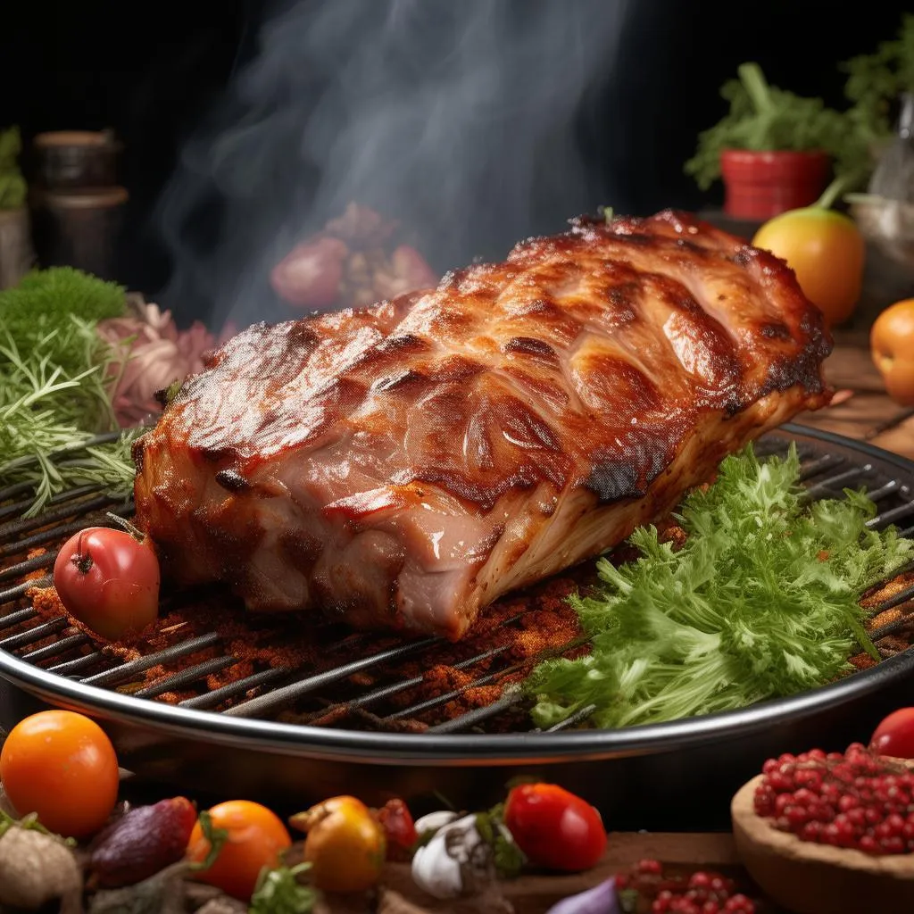 南瓜蒸糯米排骨：家常美味，滋补养颜的秋季养生佳肴