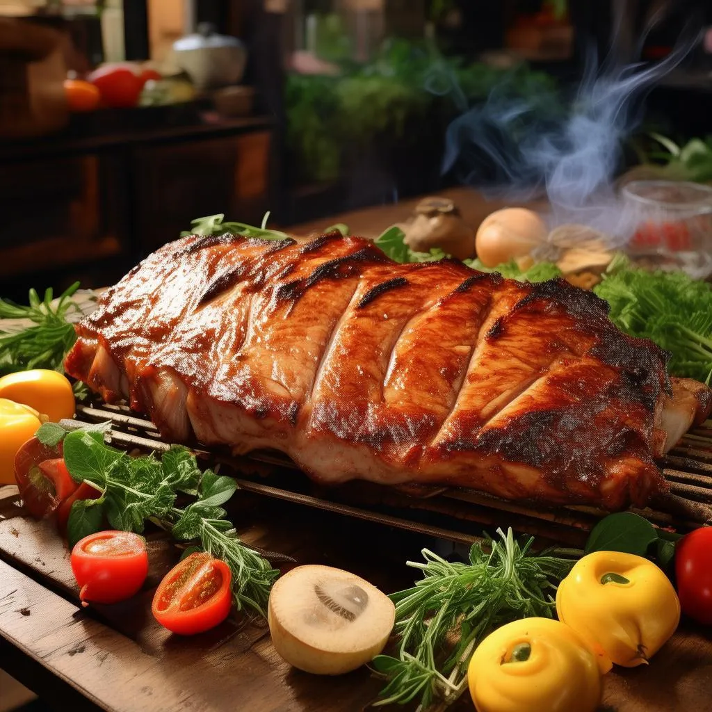 西红青椒炒排骨：家常美味，营养满分