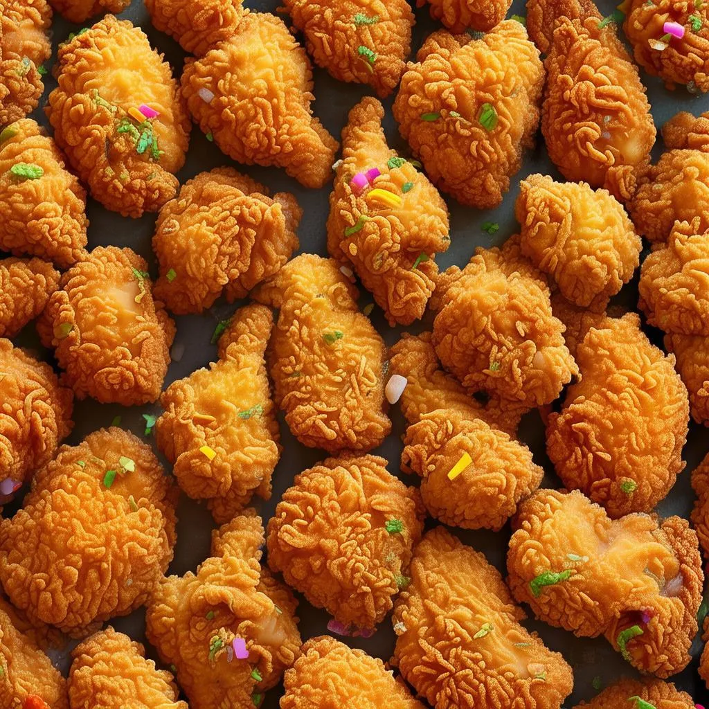 蜂蜜炸鸡甜蜜与香脆的完美融合