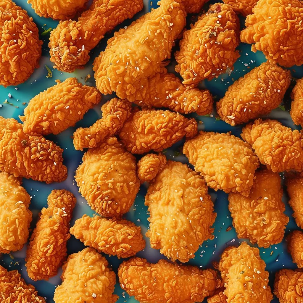 韩国首尔炸鸡蜂蜜芥末：舌尖上的甜蜜与辛辣碰撞