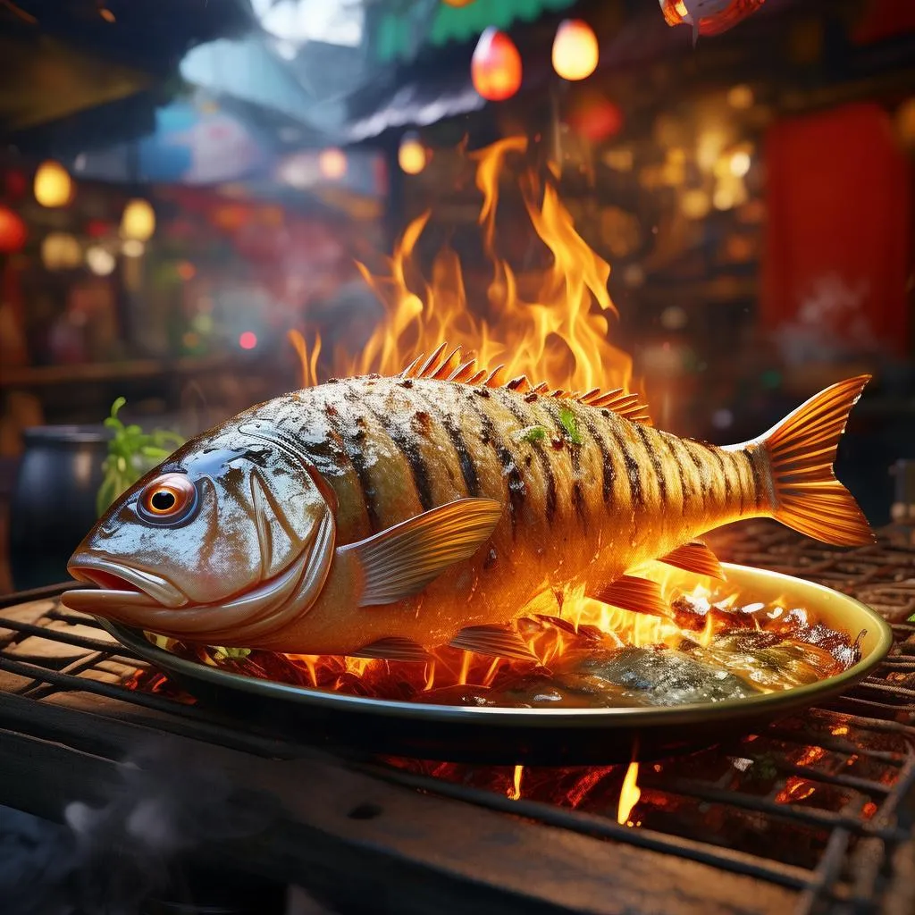 烤鱼刺身：探寻海鲜与火焰的完美邂逅