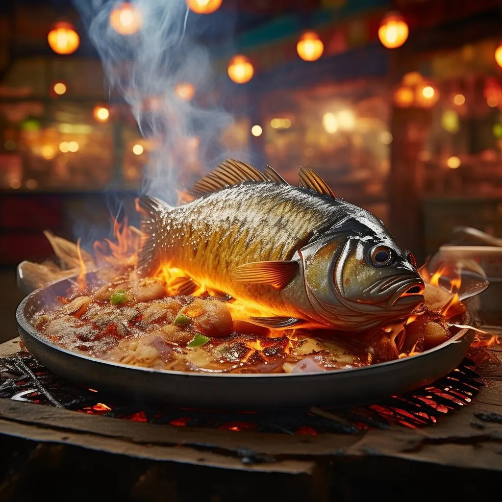 水彩烤鱼的独特魅力：解锁家常菜中的艺术与美味