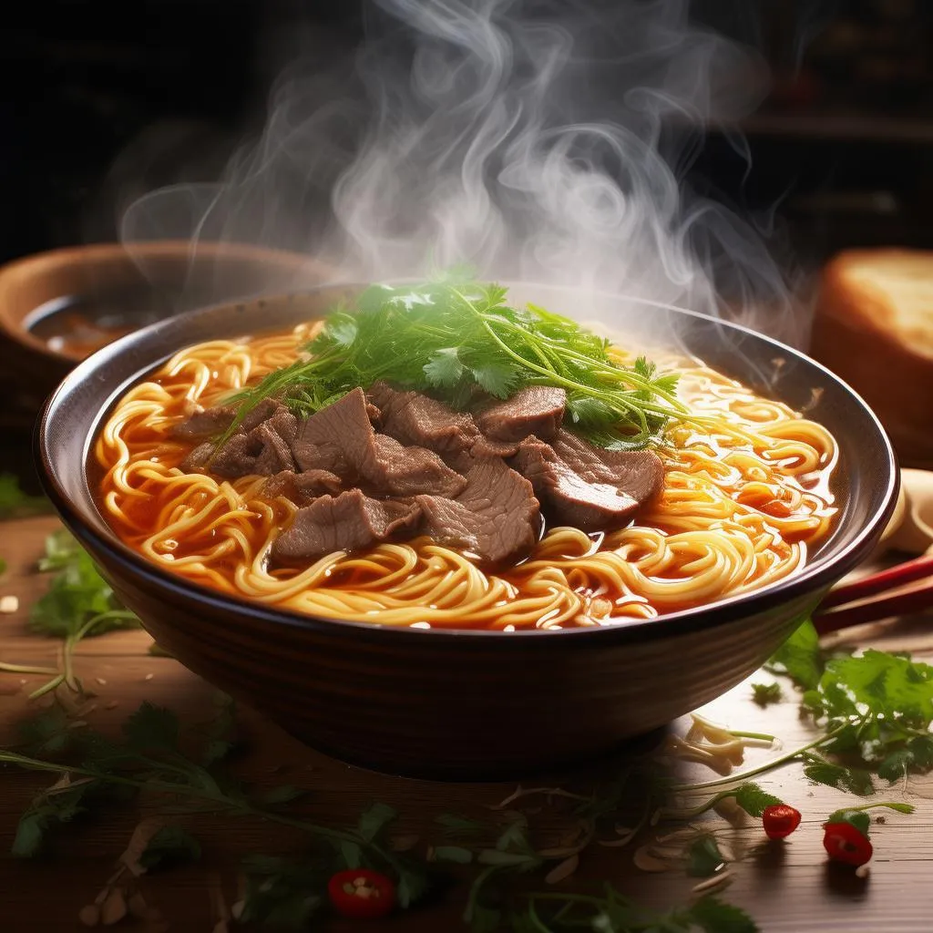 【原创】酸菜牛肉面的家常秘籍：用饭盒也能吃出美味