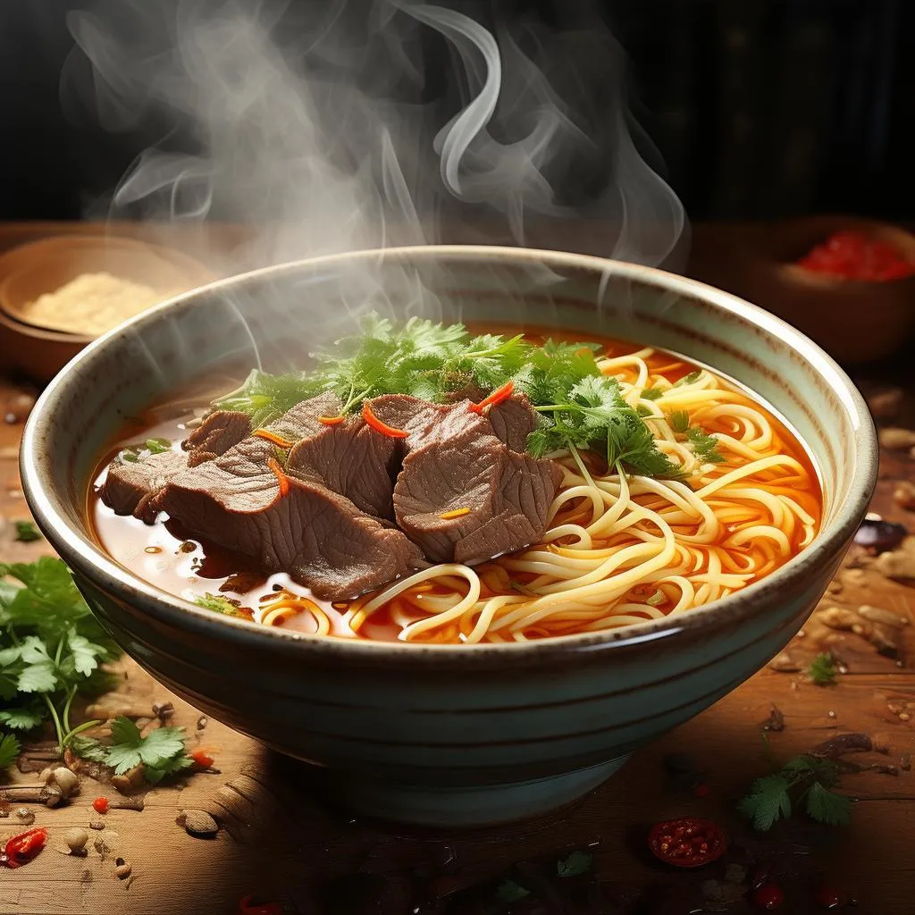 【原创】揭秘滨湖大街陇家人牛肉面的独特魅力：从选材到烹饪，让你一尝难忘