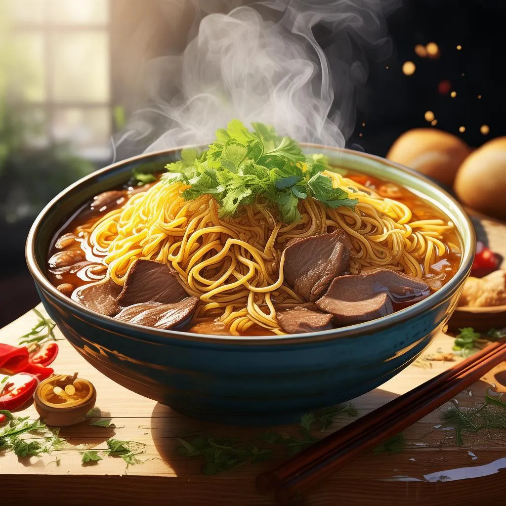 六道口牛肉面的传奇：揭秘传统风味与制作秘诀