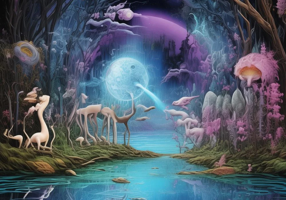 梦境深处的恐惧：蛇咬与水淹的神秘寓言