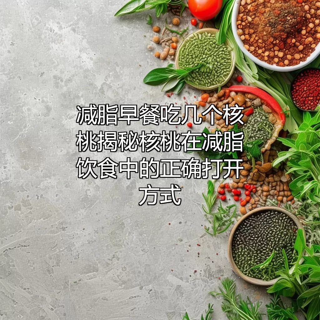 减脂早餐吃几个核桃？揭秘核桃在减脂饮食中的正确打开方式