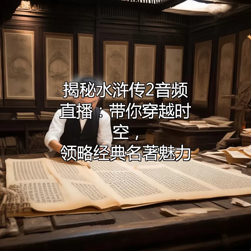 揭秘水浒传2音频直播：带你穿越时空，领略经典名著魅力