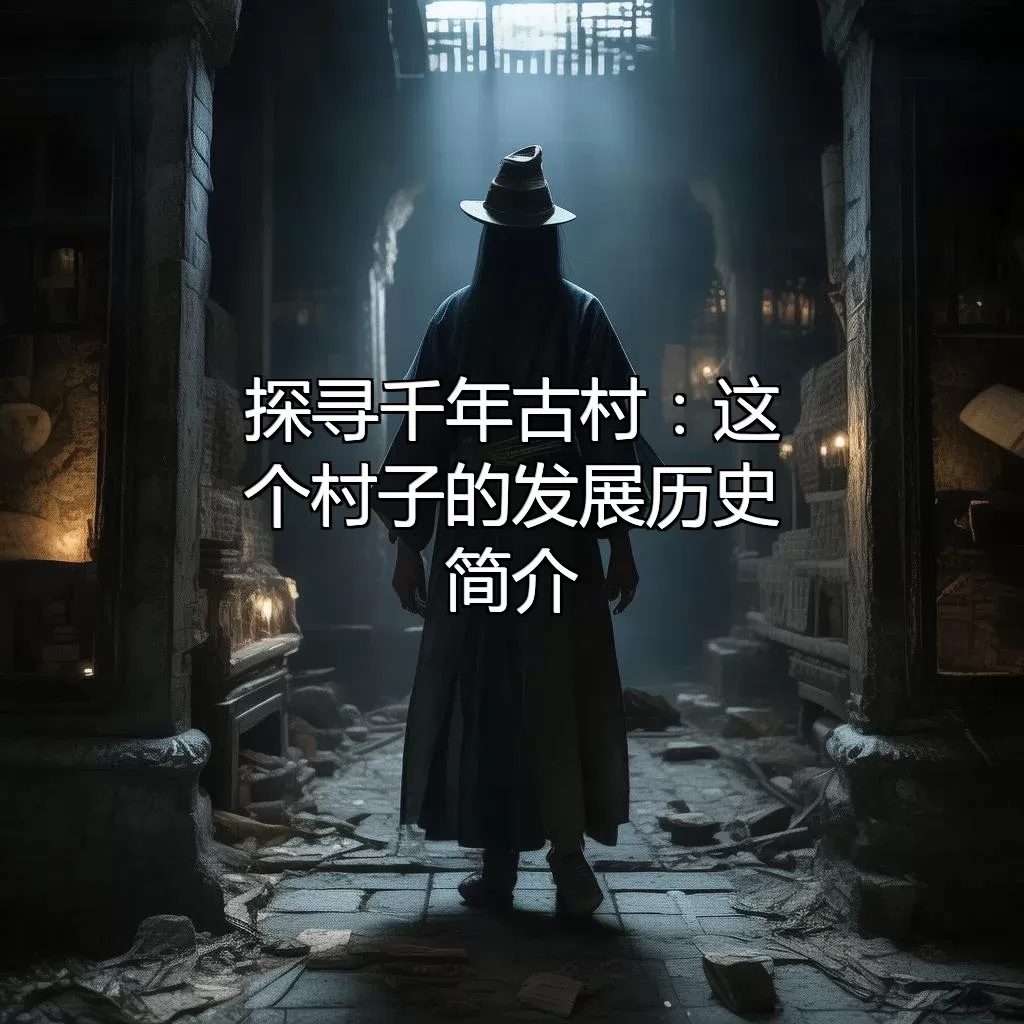 探寻千年古村：这个村子的发展历史简介