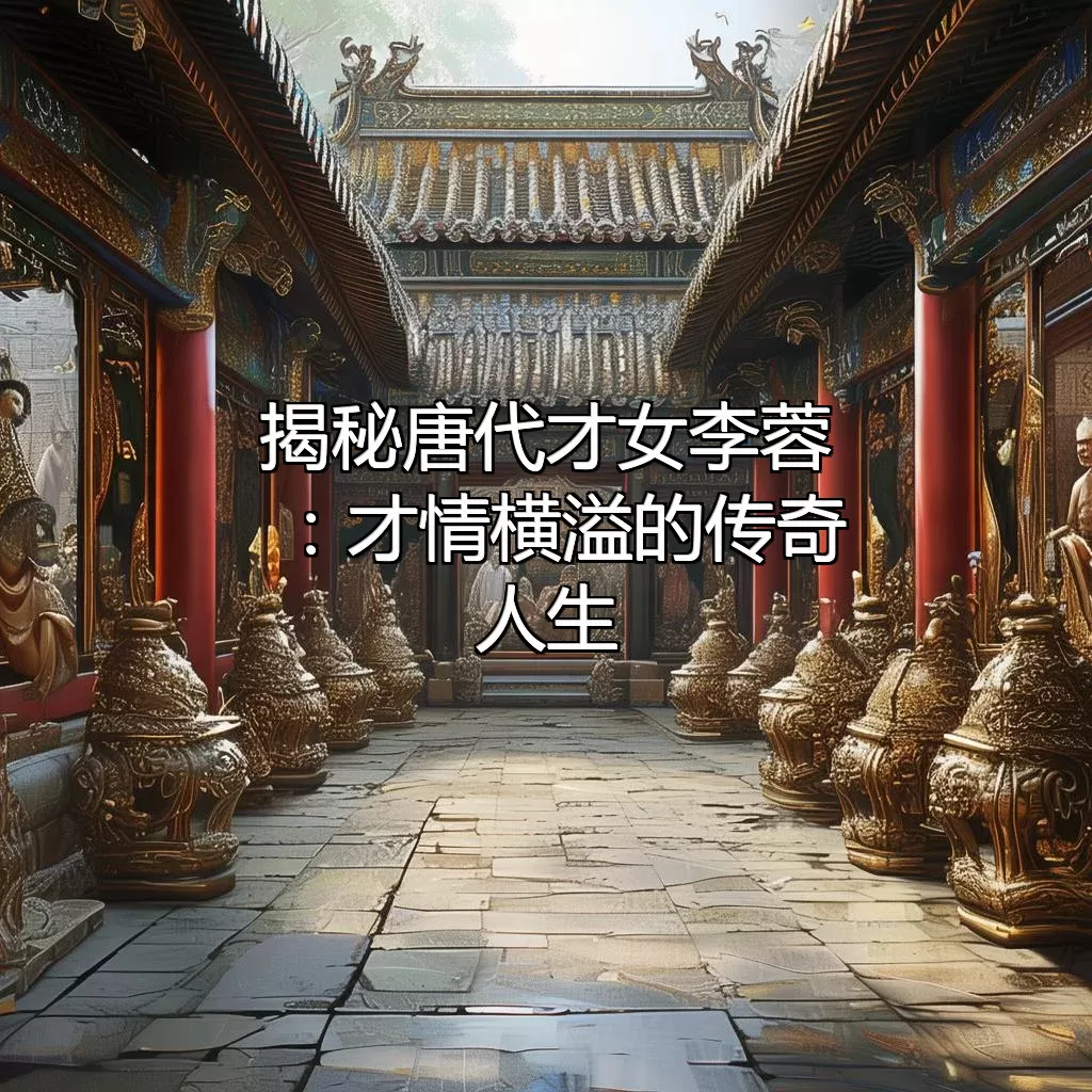 揭秘唐代才女李蓉：才情横溢的传奇人生