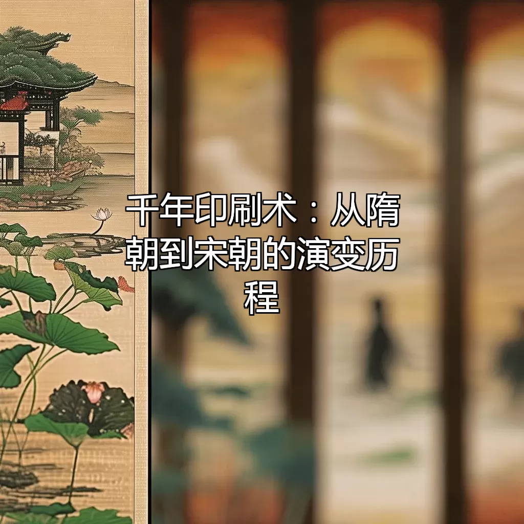 千年印刷术：从隋朝到宋朝的演变历程