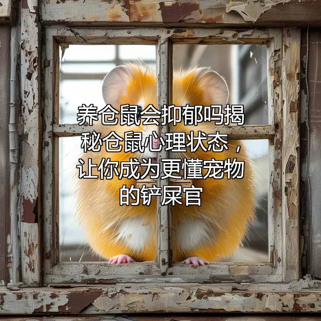 养仓鼠会抑郁吗？揭秘仓鼠心理状态，让你成为更懂宠物的铲屎官