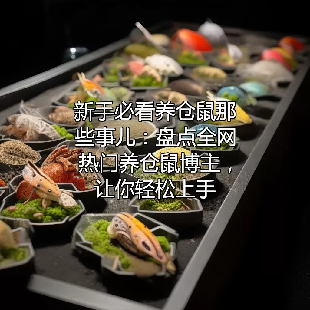 新手必看 养仓鼠那些事儿：盘点全网热门养仓鼠博主，让你轻松上手！