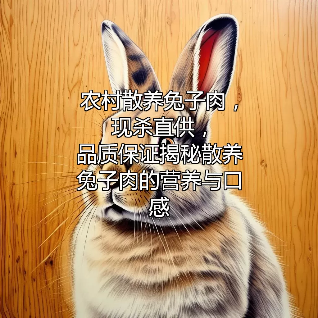 农村散养兔子肉，现杀直供，品质保证！揭秘散养兔子肉的营养与口感