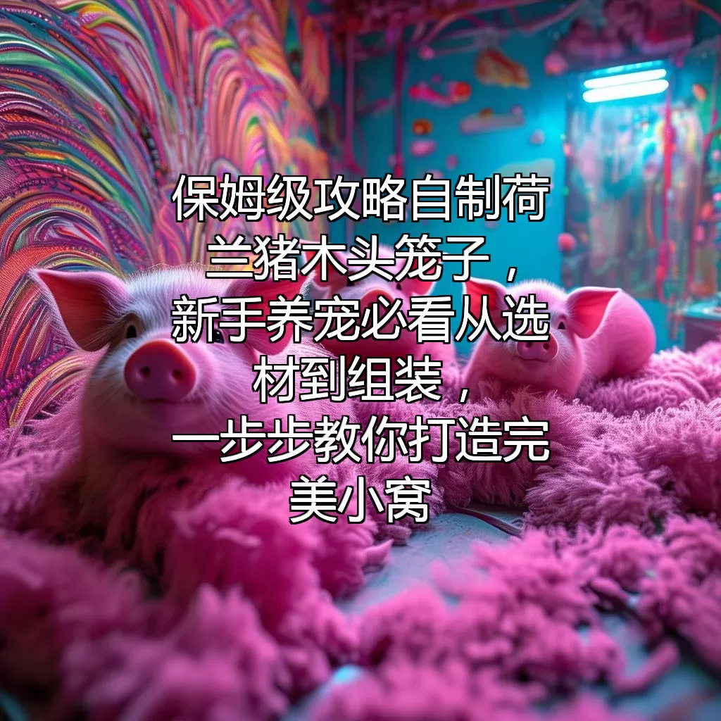 （保姆级攻略）自制荷兰猪木头笼子，新手养宠必看！从选材到组装，一步步教你打造完美小窝