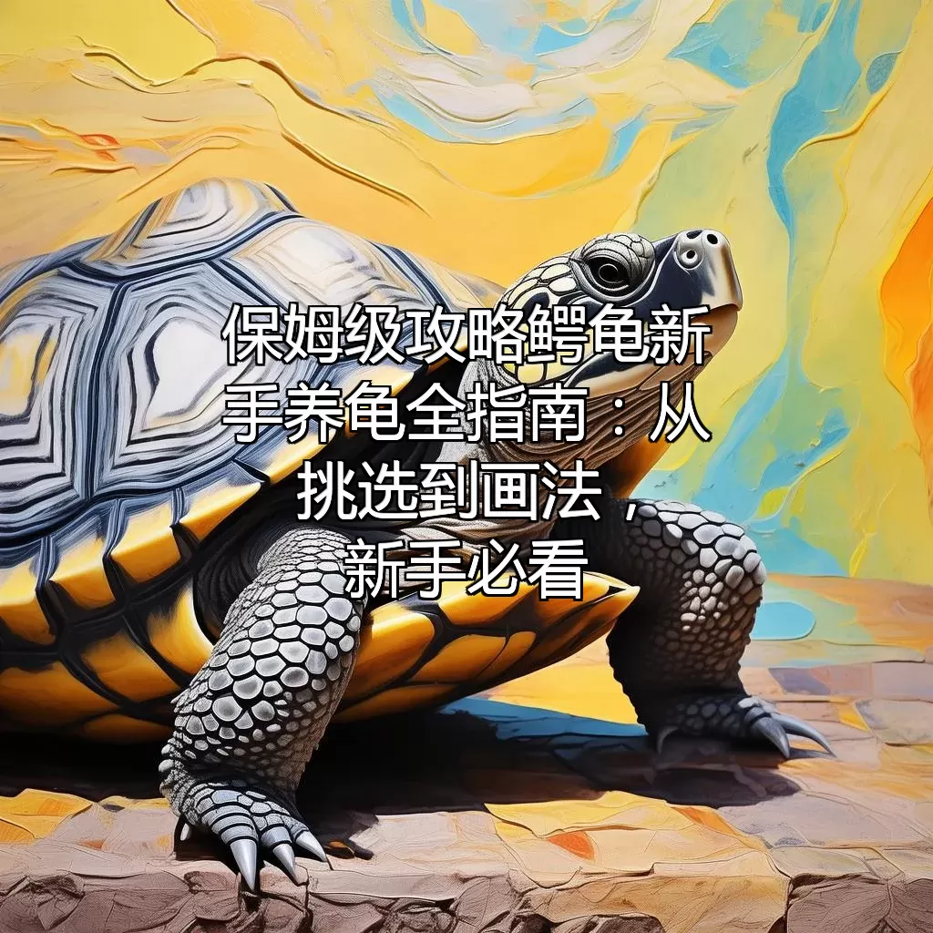 （保姆级攻略）鳄龟新手养龟全指南：从挑选到画法，新手必看！