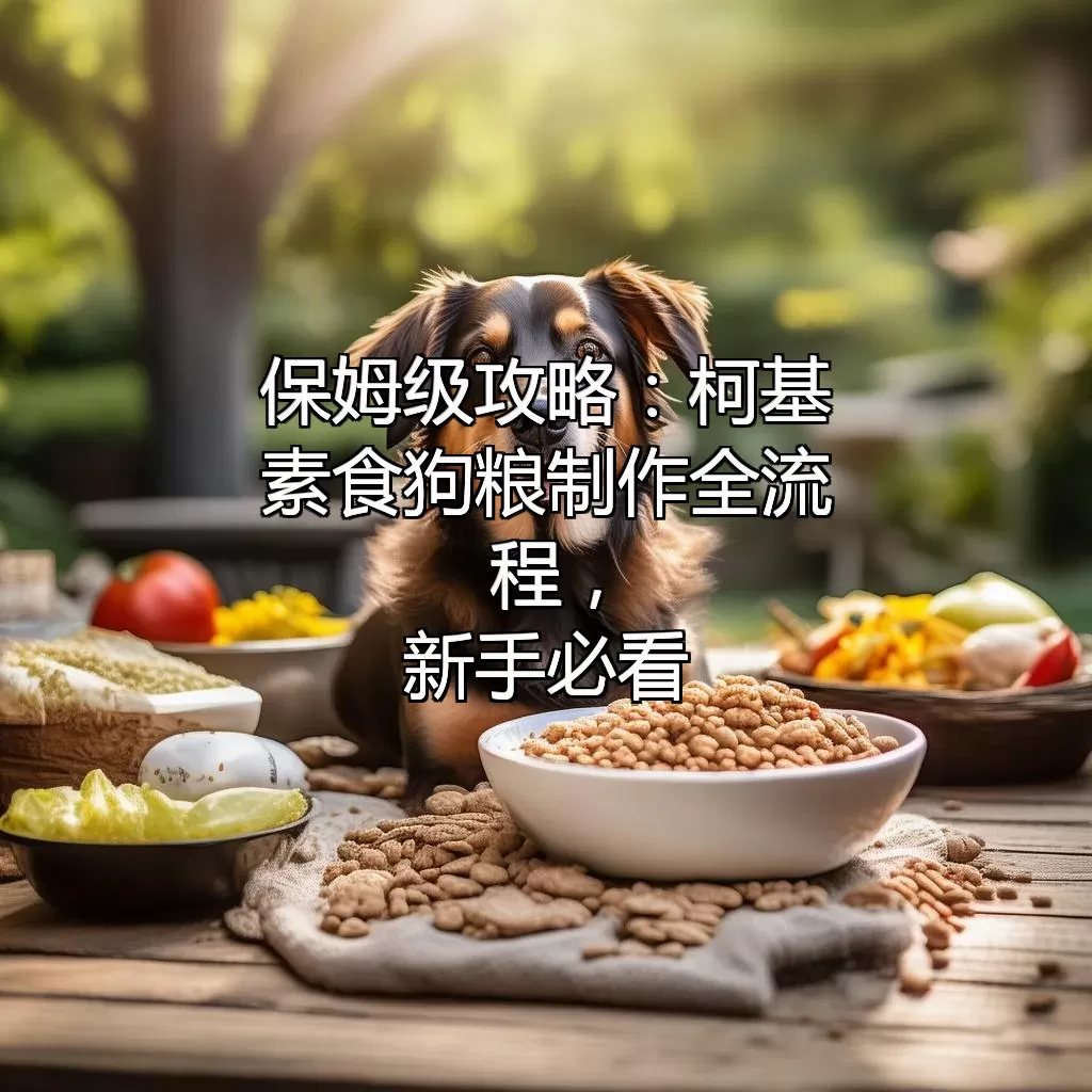 (保姆级攻略：柯基素食狗粮制作全流程，新手必看！)