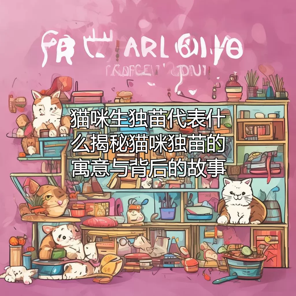 猫咪生独苗代表什么？揭秘猫咪独苗的寓意与背后的故事