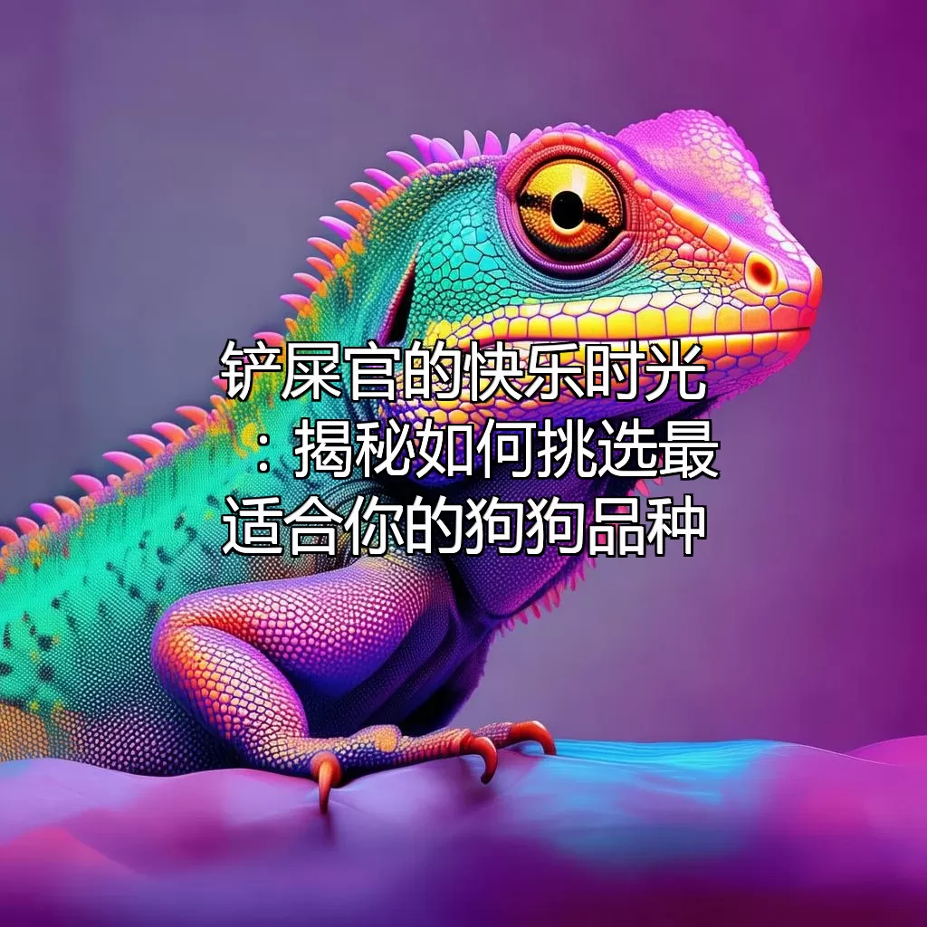 铲屎官的快乐时光：揭秘如何挑选最适合你的狗狗品种