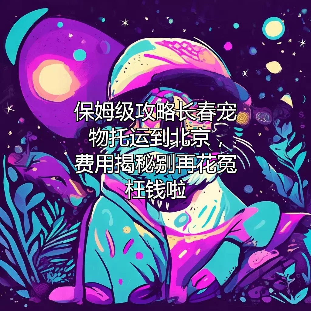 保姆级攻略 长春宠物托运到北京，费用揭秘！别再花冤枉钱啦！