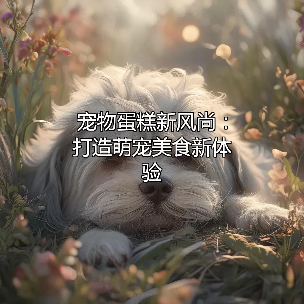 宠物蛋糕新风尚：打造萌宠美食新体验