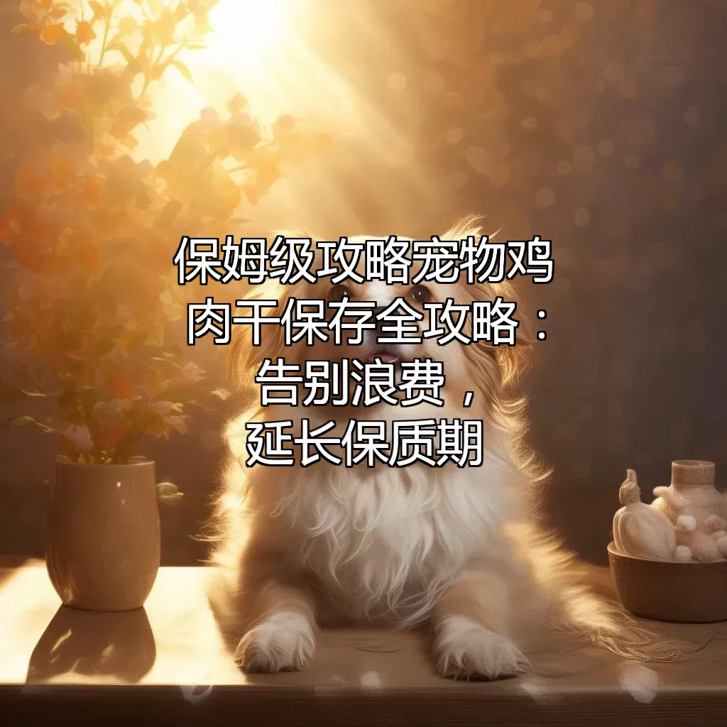 （保姆级攻略）宠物鸡肉干保存全攻略：告别浪费，延长保质期！