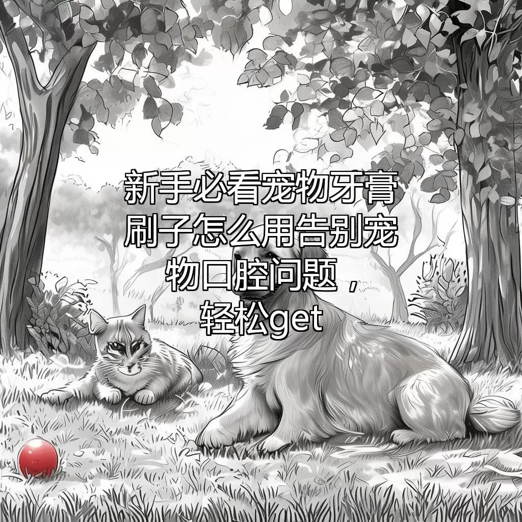 新手必看 宠物牙膏刷子怎么用？告别宠物口腔问题，轻松get！