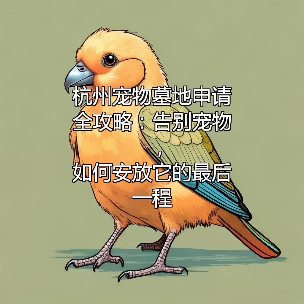 杭州宠物墓地申请全攻略：告别宠物，如何安放它的最后一程？