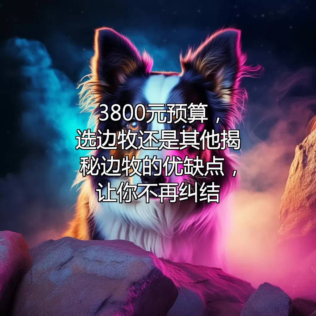 3800元预算，选边牧还是其他？揭秘边牧的优缺点，让你不再纠结！