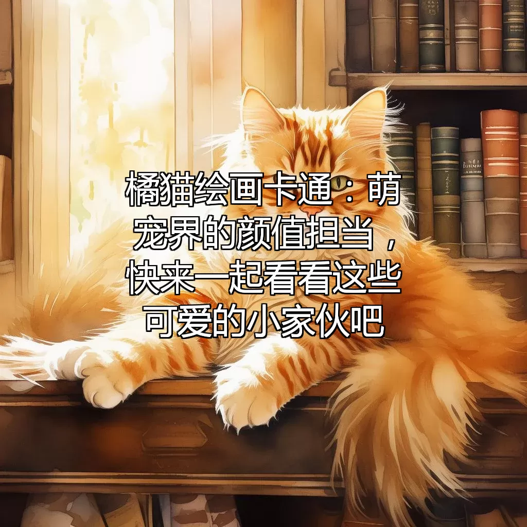 橘猫绘画卡通：萌宠界的“颜值担当”，快来一起看看这些可爱的小家伙吧！