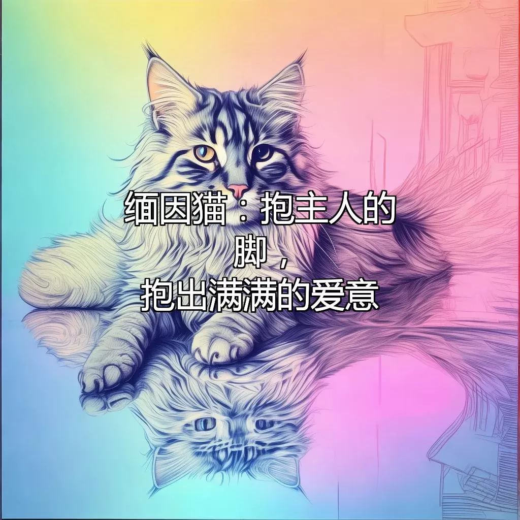 缅因猫：抱主人的脚，抱出满满的爱意