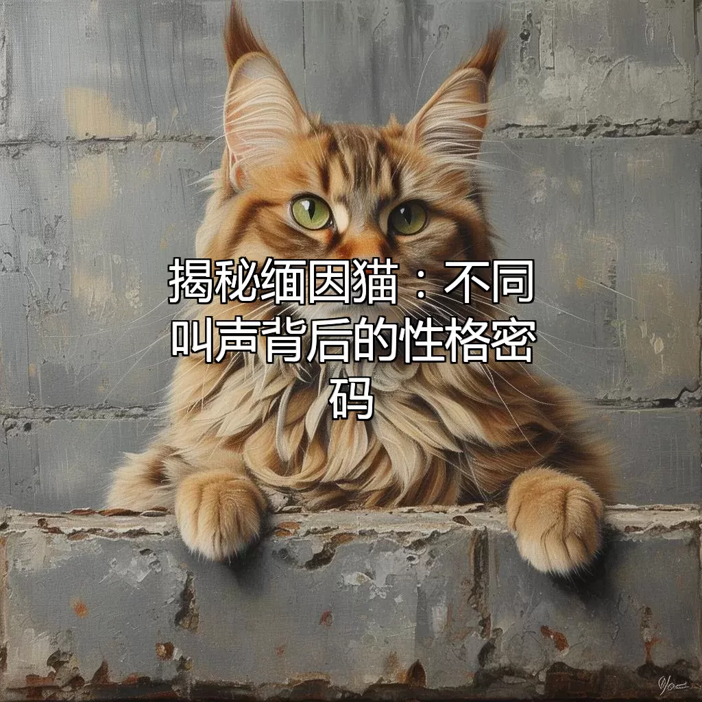 揭秘缅因猫：不同叫声背后的性格密码