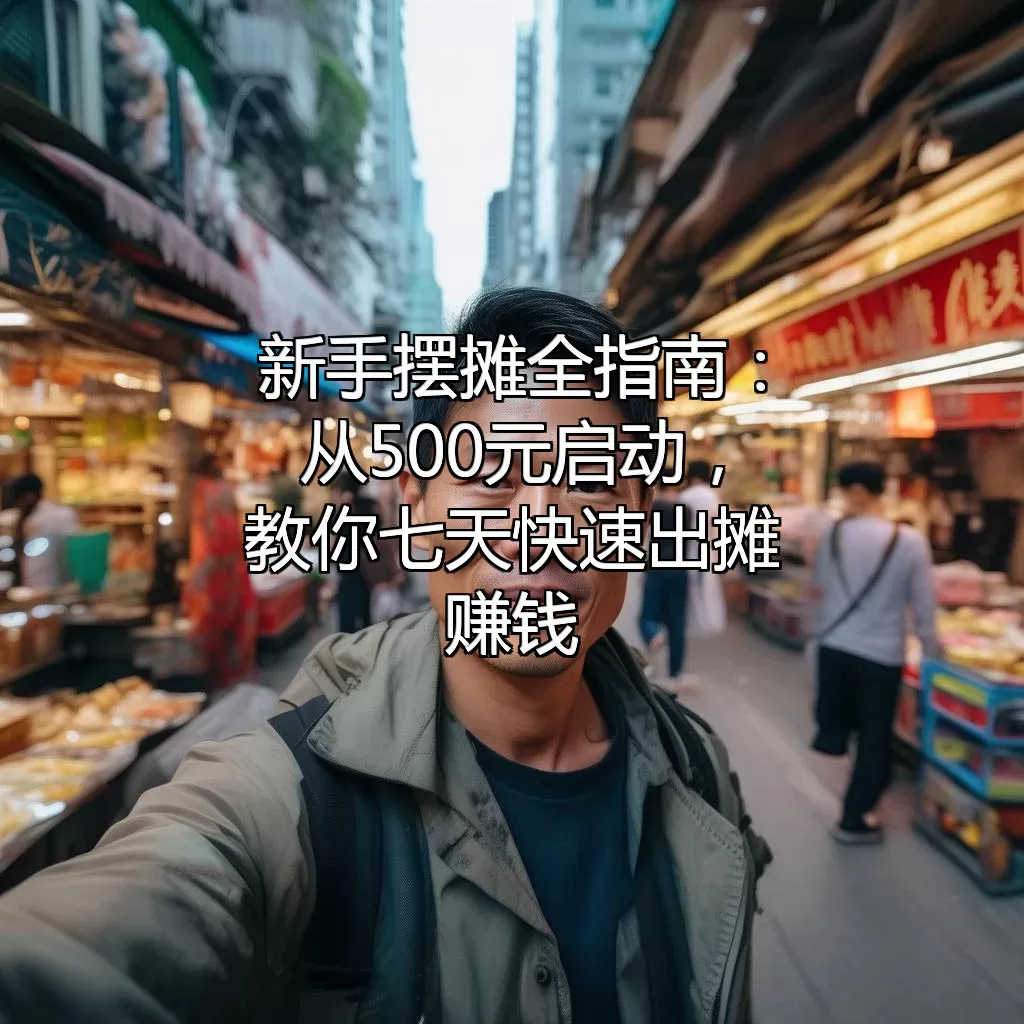 新手摆摊全指南：从500元启动，教你七天快速出摊赚钱