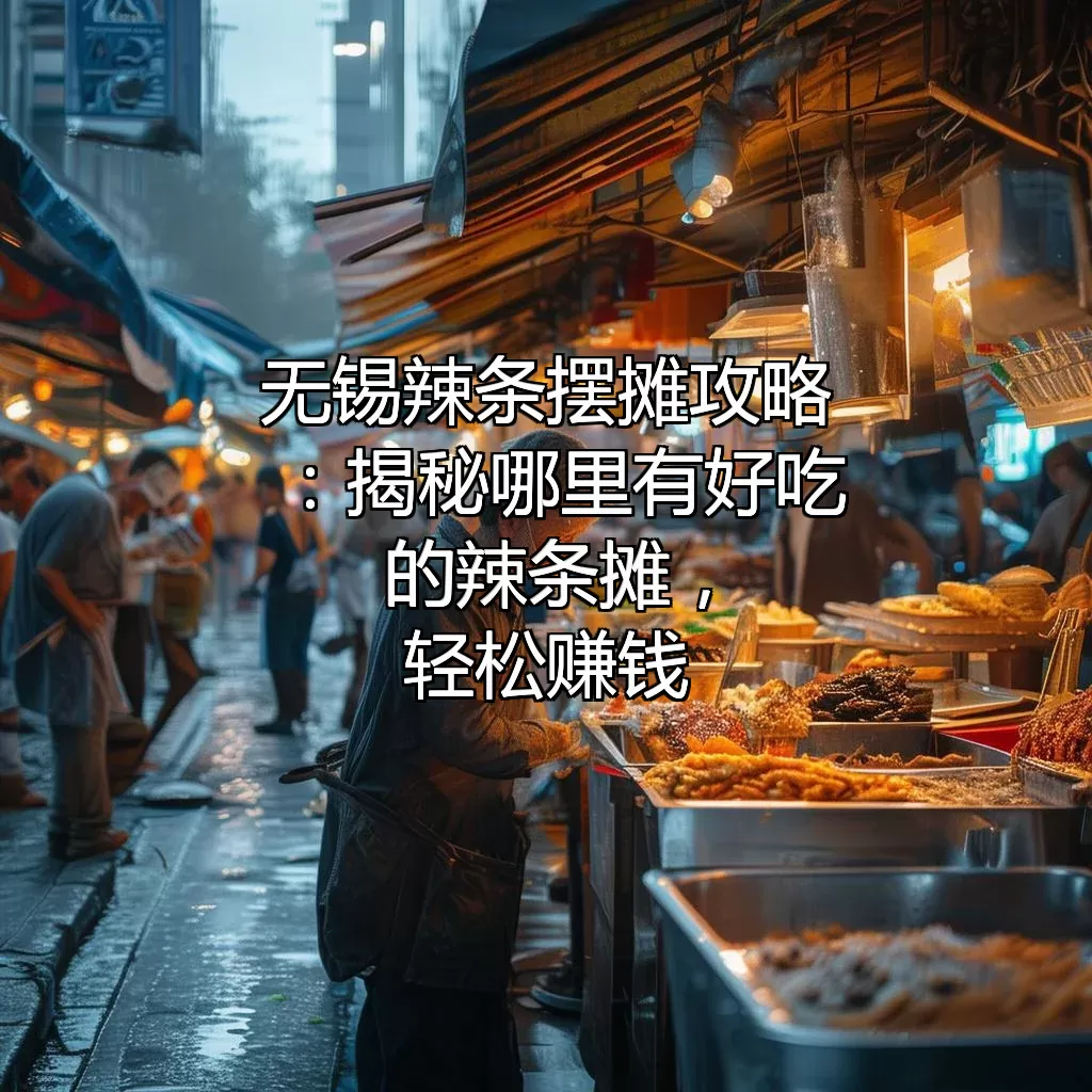 无锡辣条摆摊攻略：揭秘哪里有好吃的辣条摊，轻松赚钱！