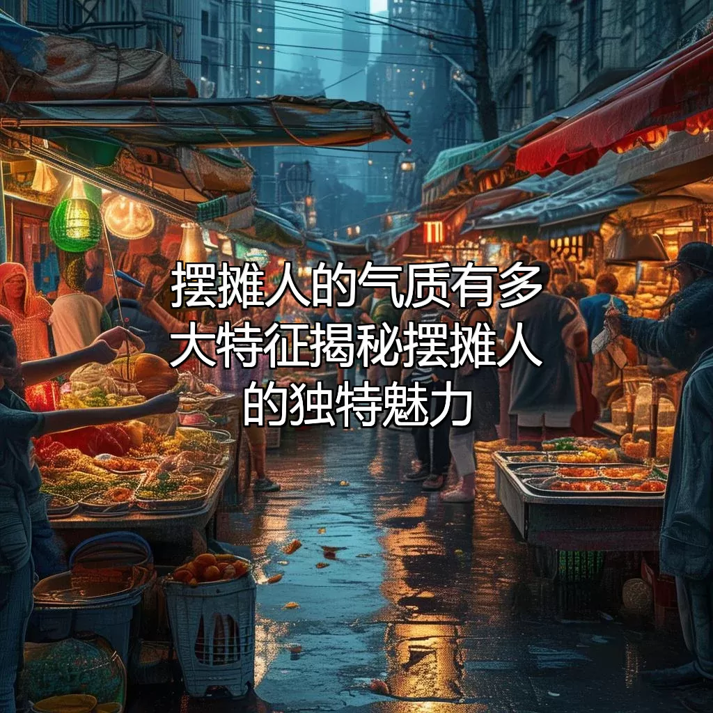 摆摊人的气质有多大特征？揭秘摆摊人的独特魅力