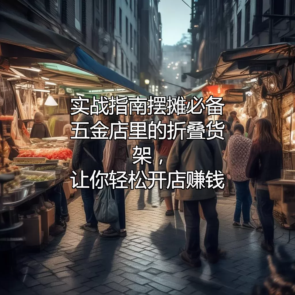 实战指南 摆摊必备！五金店里的折叠货架，让你轻松开店赚钱