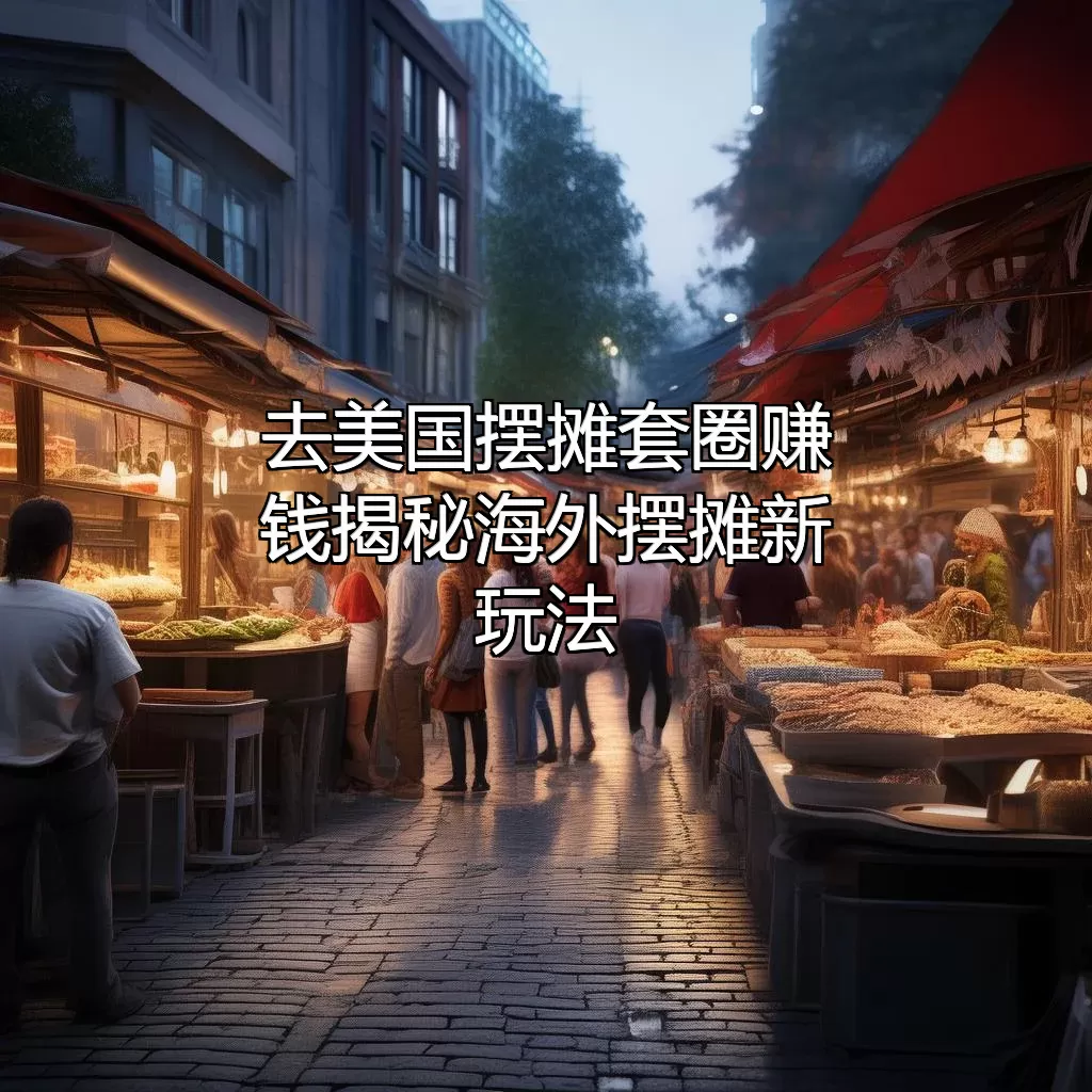 去美国摆摊套圈赚钱？揭秘海外摆摊新玩法