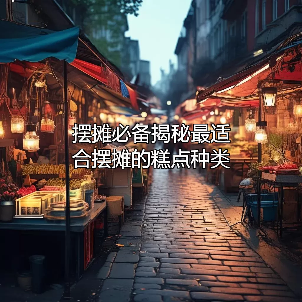 摆摊必备！揭秘最适合摆摊的糕点种类