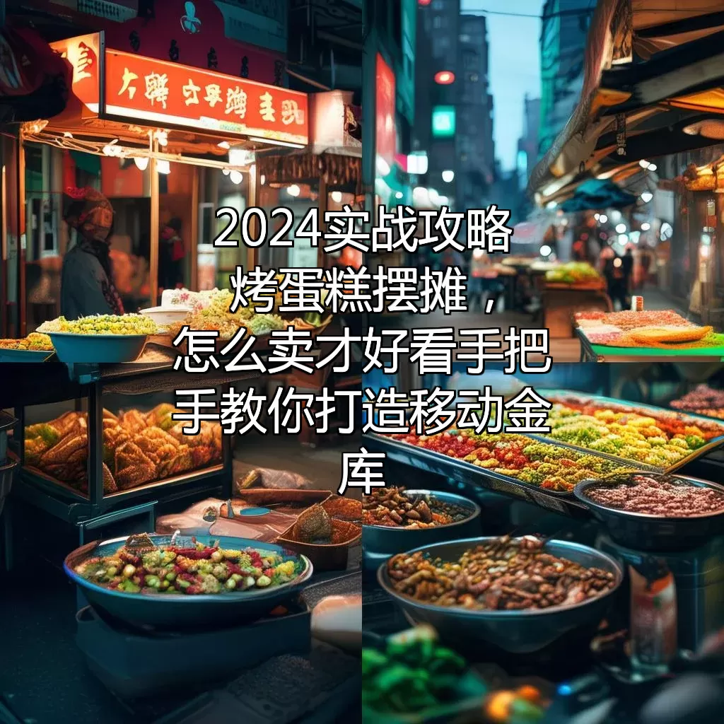 2024实战攻略烤蛋糕摆摊，怎么卖才好看手把手教你打造移动金库