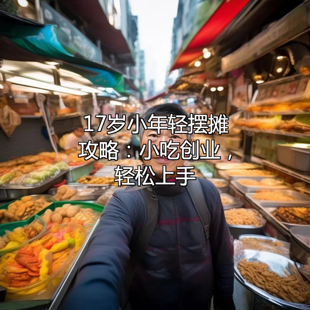 17岁小年轻摆摊攻略：小吃创业，轻松上手！