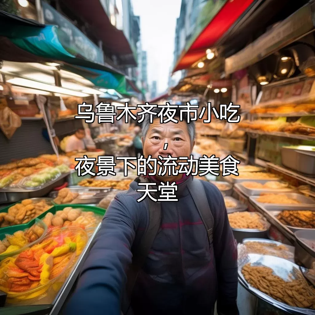 乌鲁木齐夜市小吃，夜景下的流动美食天堂