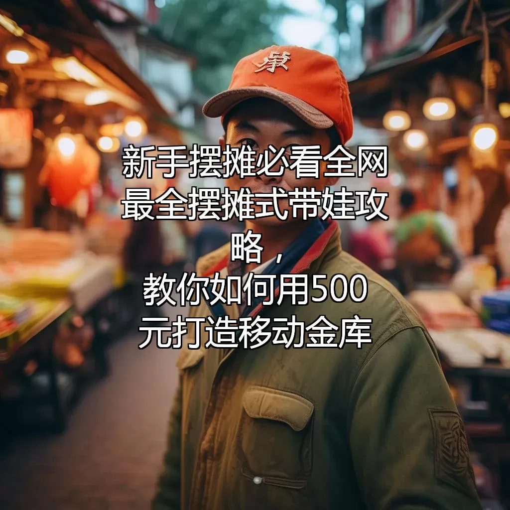 新手摆摊必看！全网最全摆摊式带娃攻略，教你如何用500元打造“移动金库”