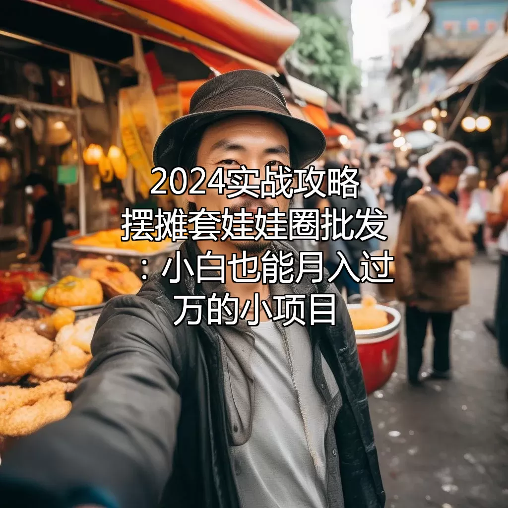2024实战攻略 摆摊套娃娃圈批发：小白也能月入过万的小项目！