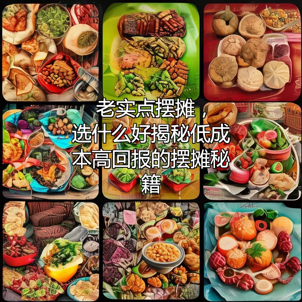 老实点摆摊，选什么好？揭秘低成本高回报的摆摊秘籍！