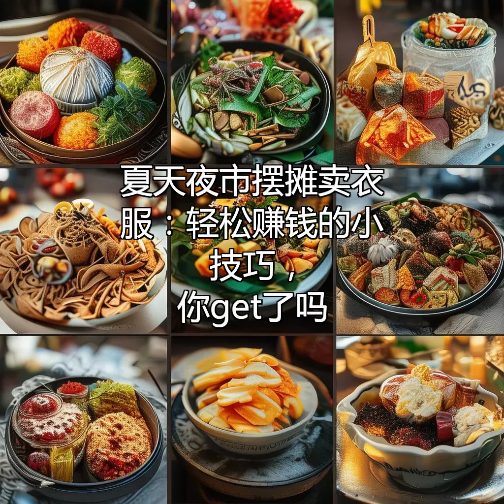 夏天夜市摆摊卖衣服：轻松赚钱的小技巧，你get了吗？