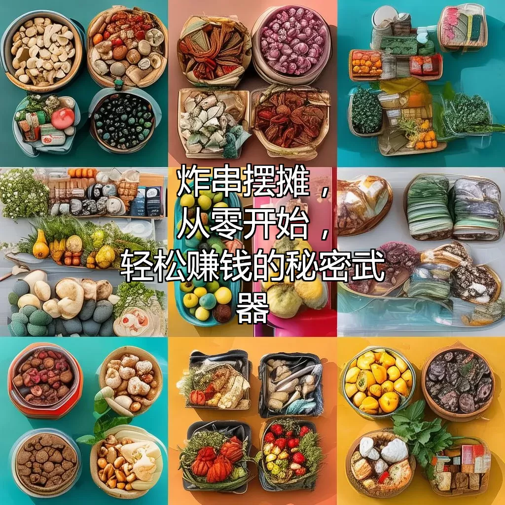 炸串摆摊，从零开始，轻松赚钱的秘密武器