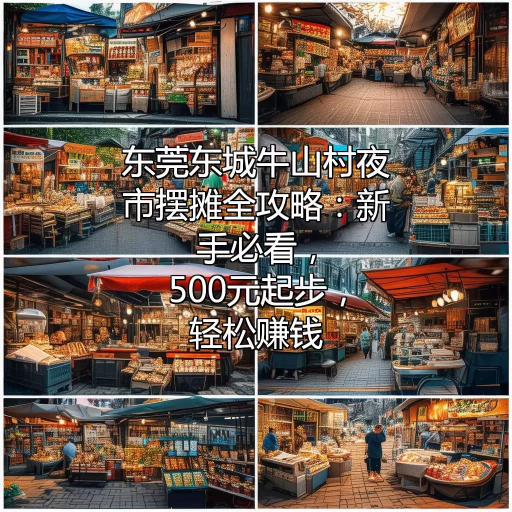 东莞东城牛山村夜市摆摊全攻略：新手必看，500元起步，轻松赚钱！