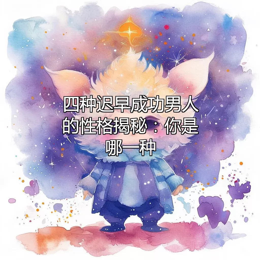 四种迟早成功男人的性格揭秘：你是哪一种？