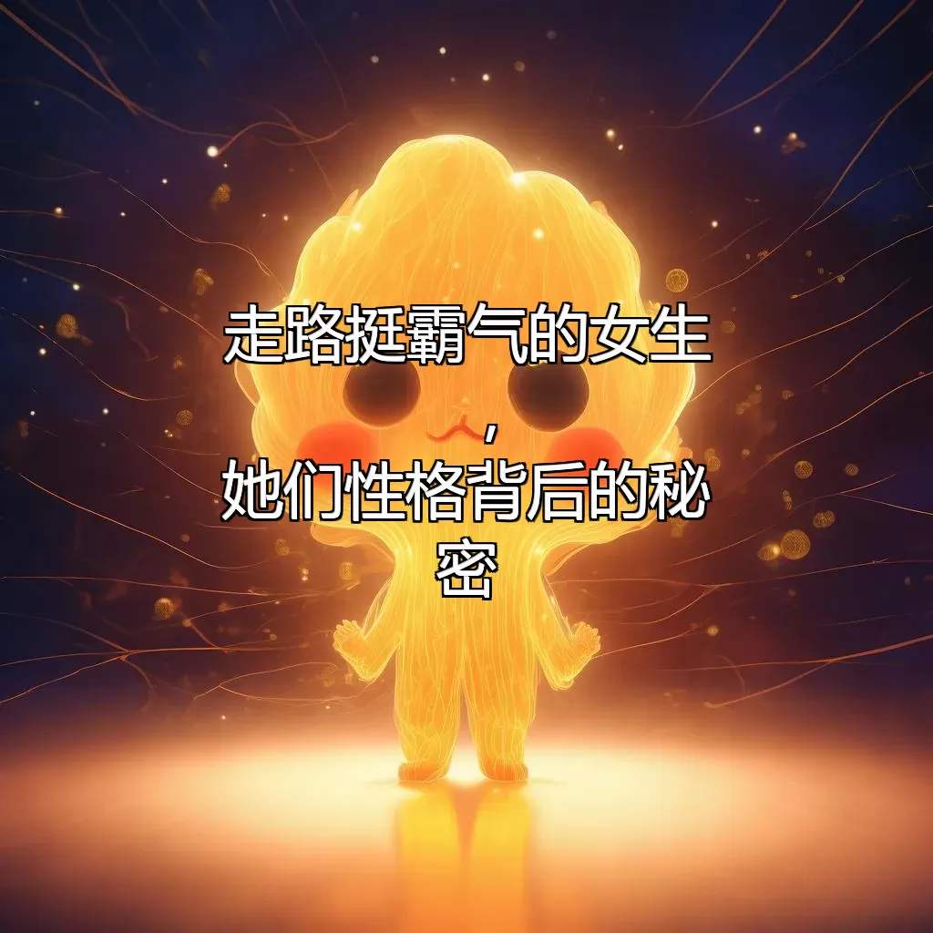 走路挺霸气的女生，她们性格背后的秘密